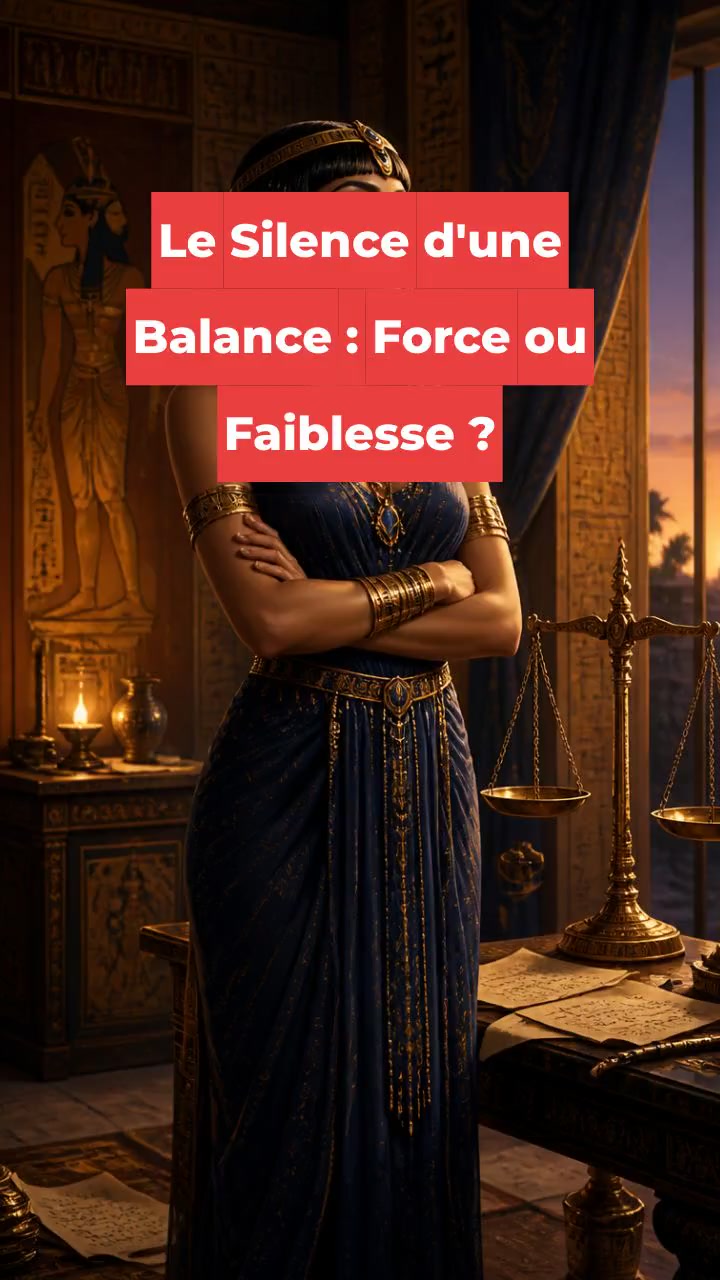 Le Silence d'une Balance : Force ou Faiblesse ?