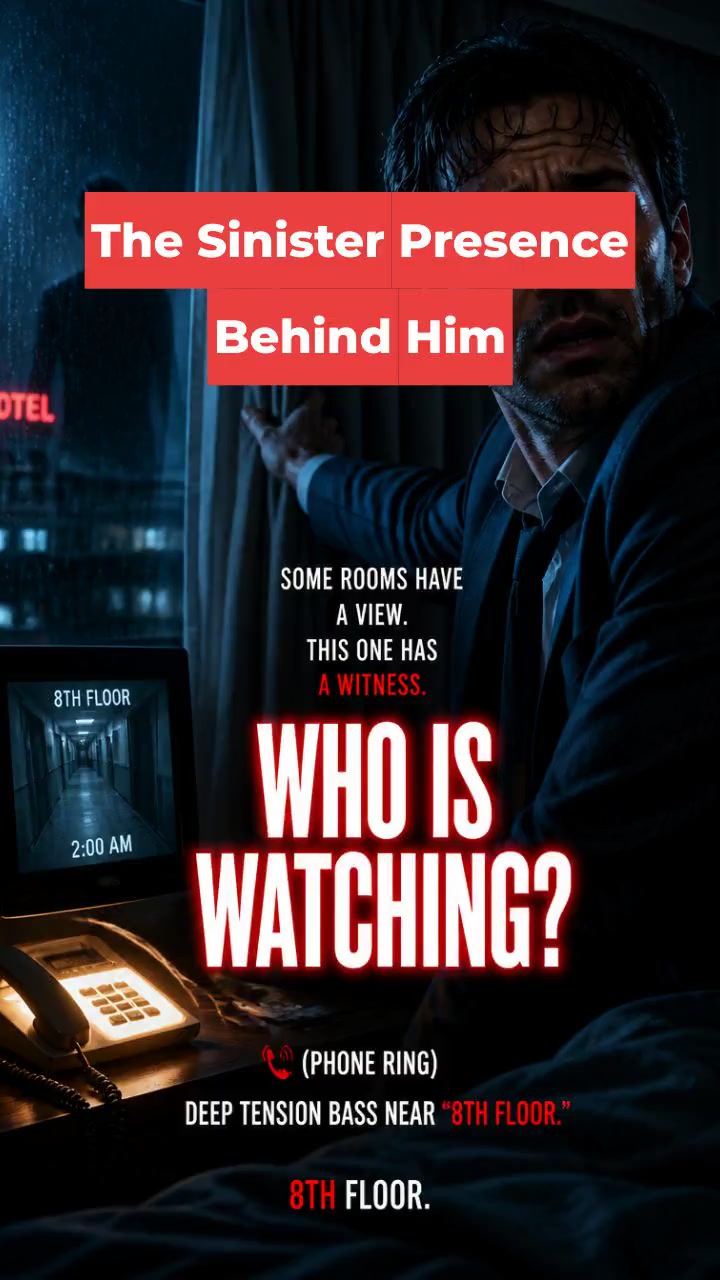 The Sinister Presence Behind Him