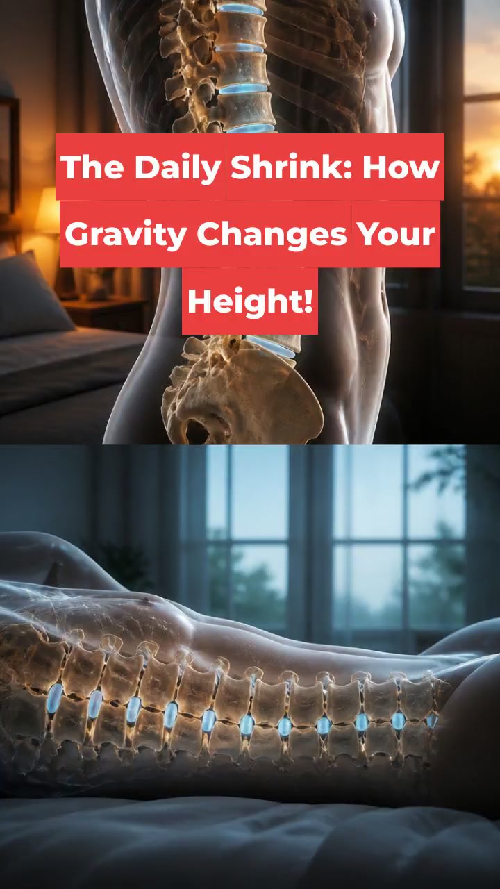 The Daily Shrink: How Gravity Changes Your Height!