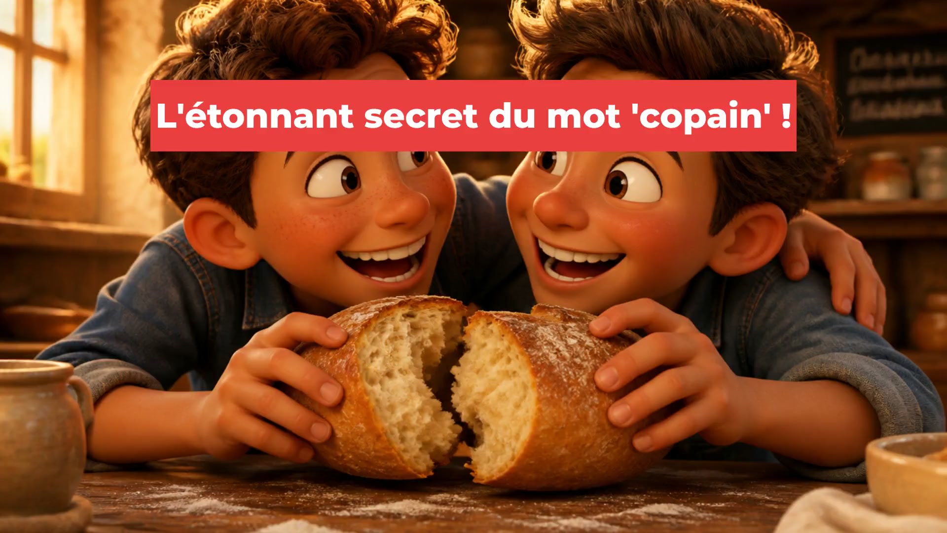 L'étonnant secret du mot 'copain' !