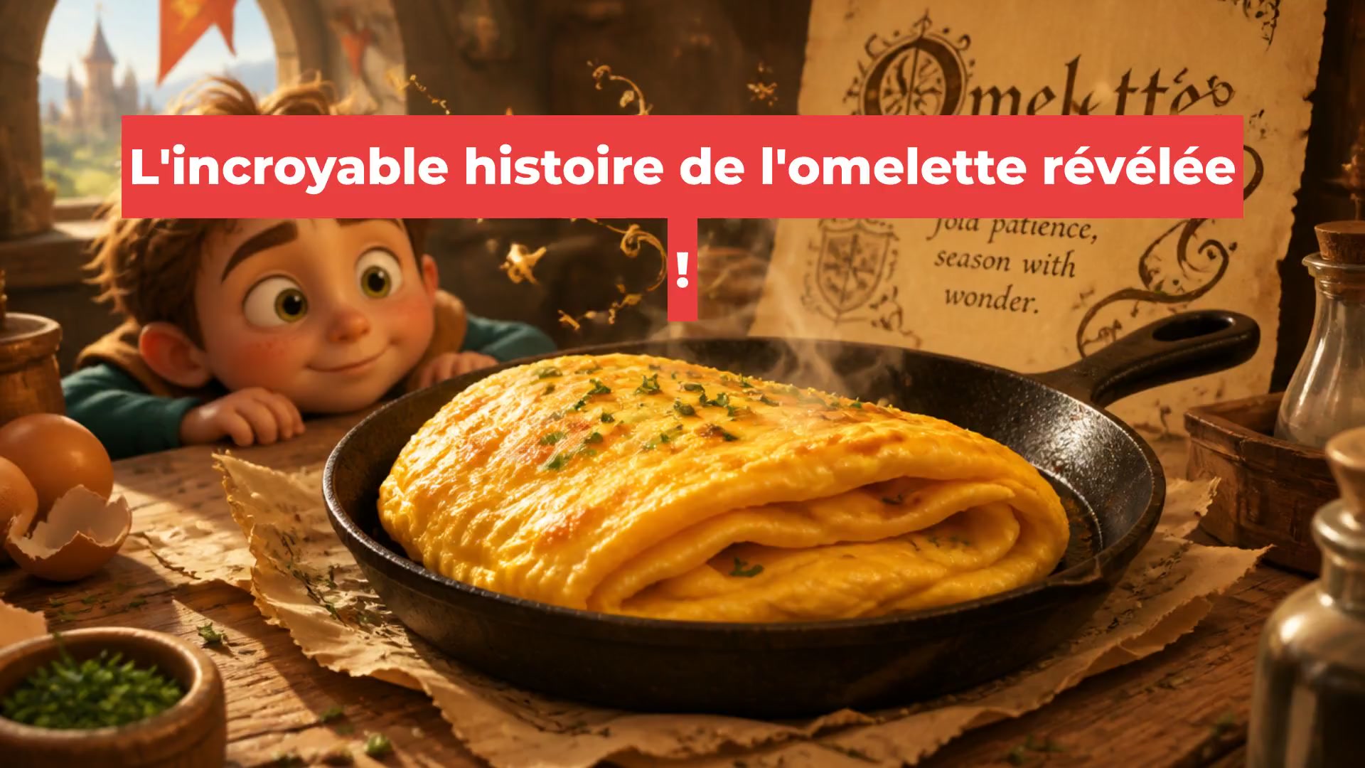 L'incroyable histoire de l'omelette révélée !