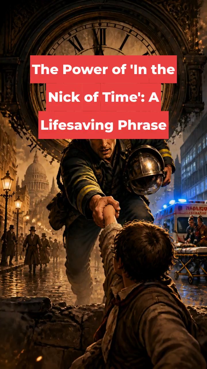 The Power of 'In the Nick of Time': A Lifesaving Phrase