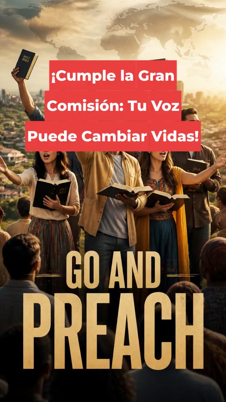 ¡Cumple la Gran Comisión: Tu Voz Puede Cambiar Vidas!