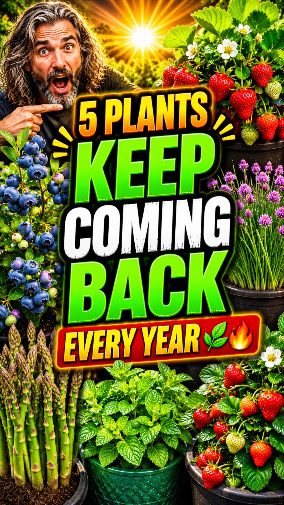 5 Plants That Keep Coming Back Every Year 🌿🔥
