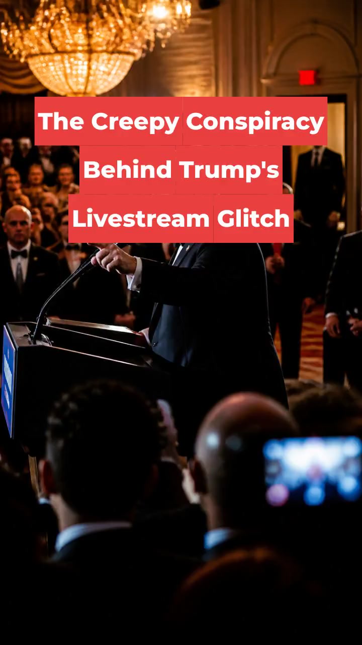 The Creepy Conspiracy Behind Trump's Livestream Glitch