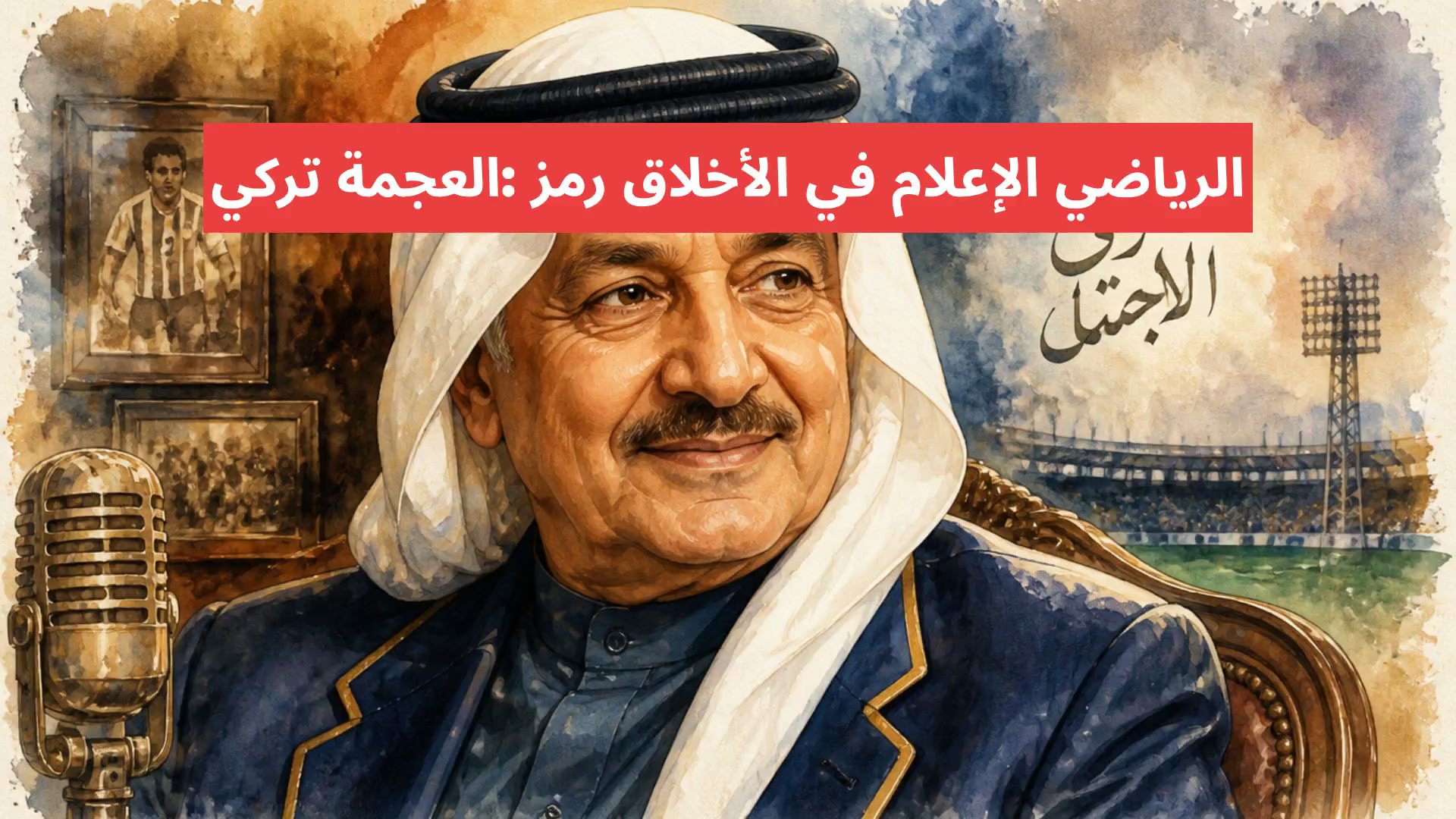 تركي العجمة: رمز الأخلاق في الإعلام الرياضي