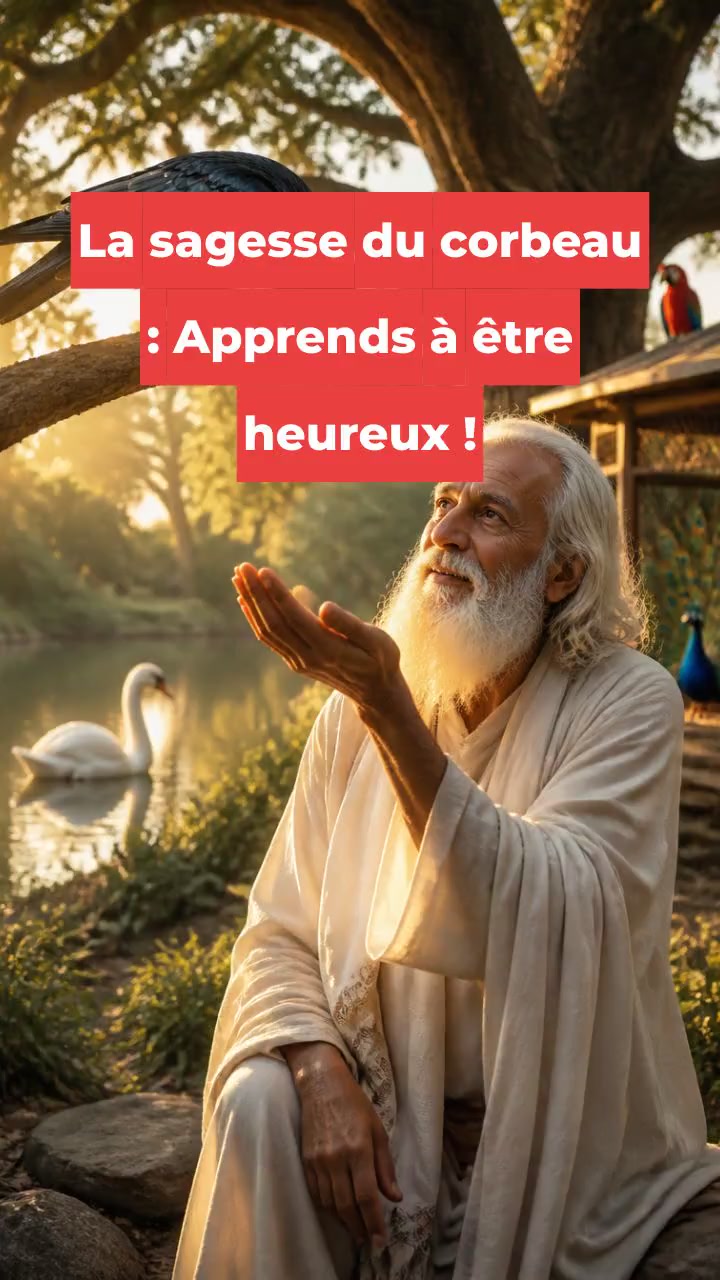 La sagesse du corbeau : Apprends à être heureux !