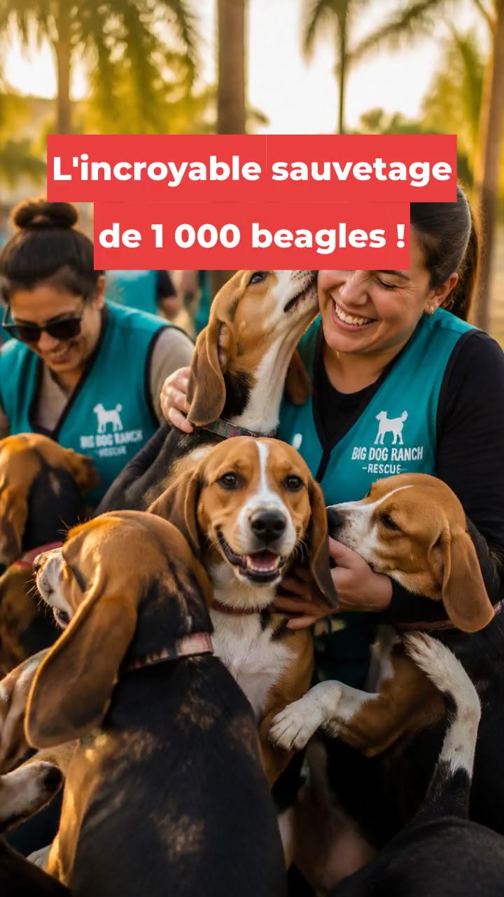 L'incroyable sauvetage de 1 000 beagles !