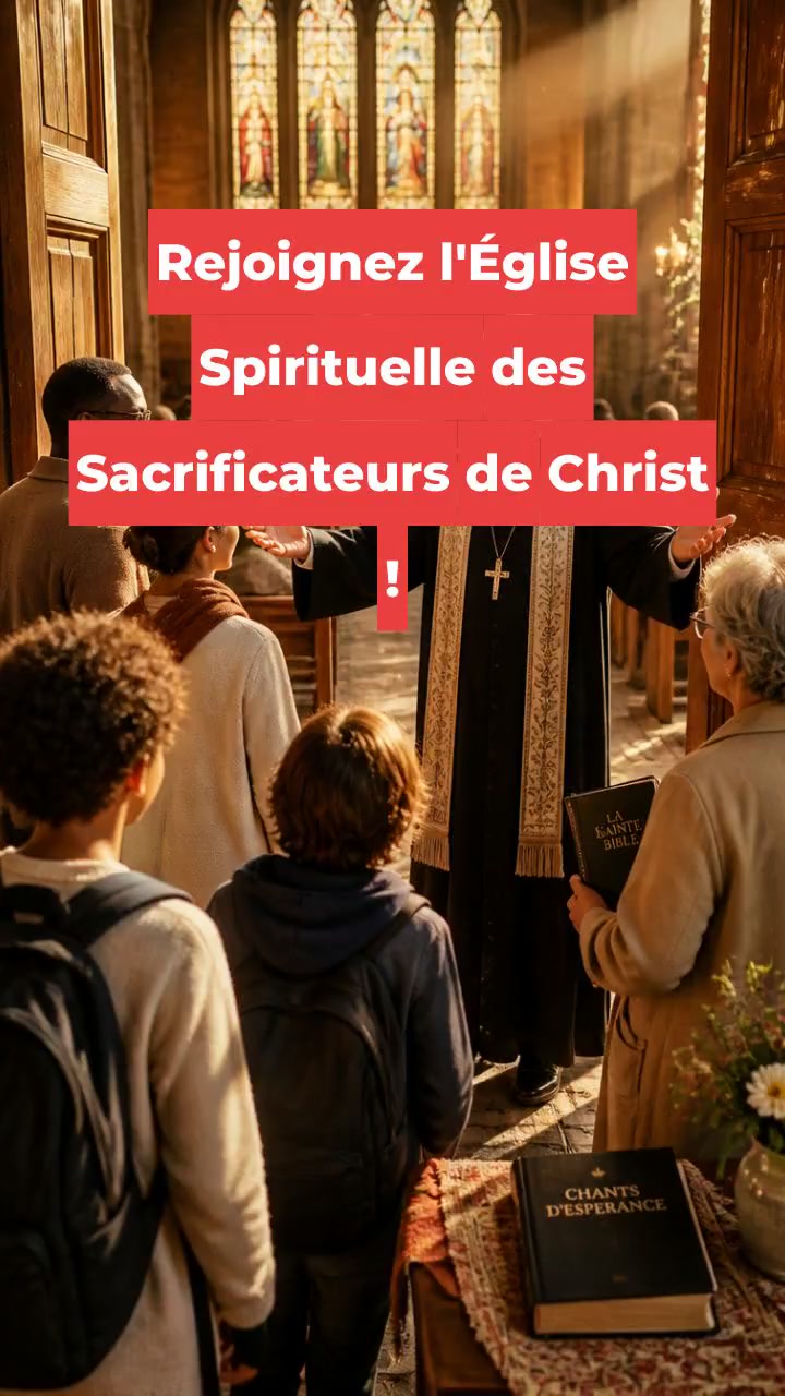Rejoignez l'Église Spirituelle des Sacrificateurs de Christ !