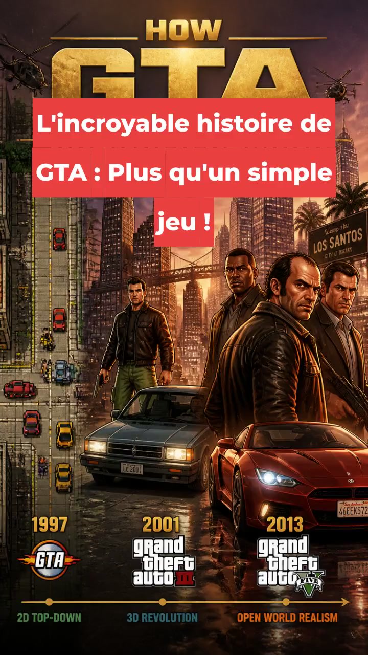 L'incroyable histoire de GTA : Plus qu'un simple jeu !