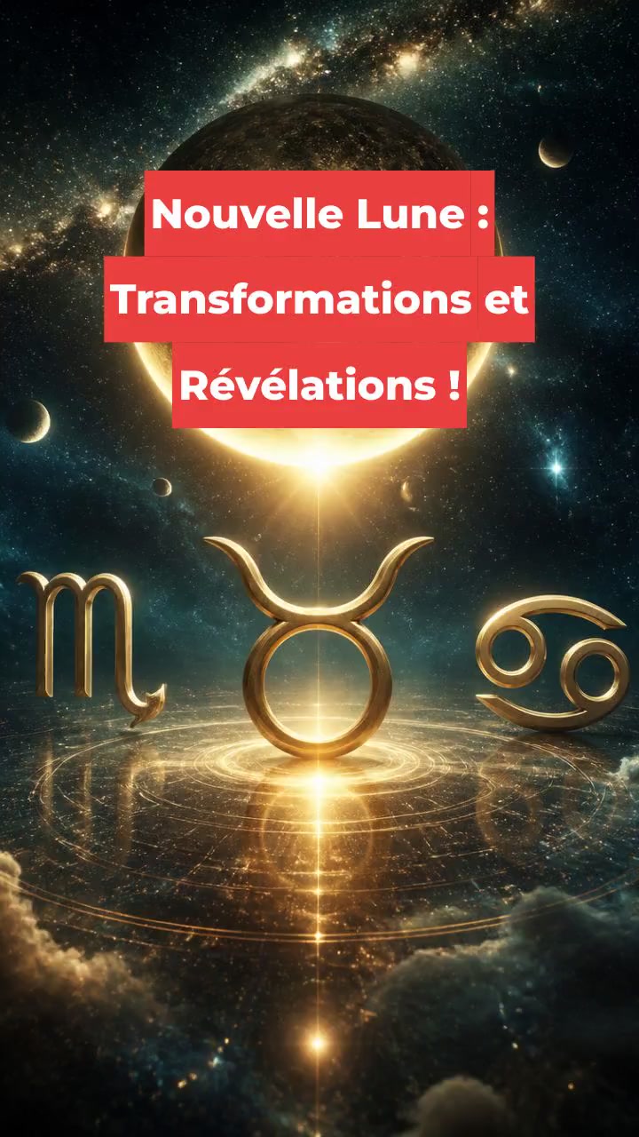 Nouvelle Lune : Transformations et Révélations !