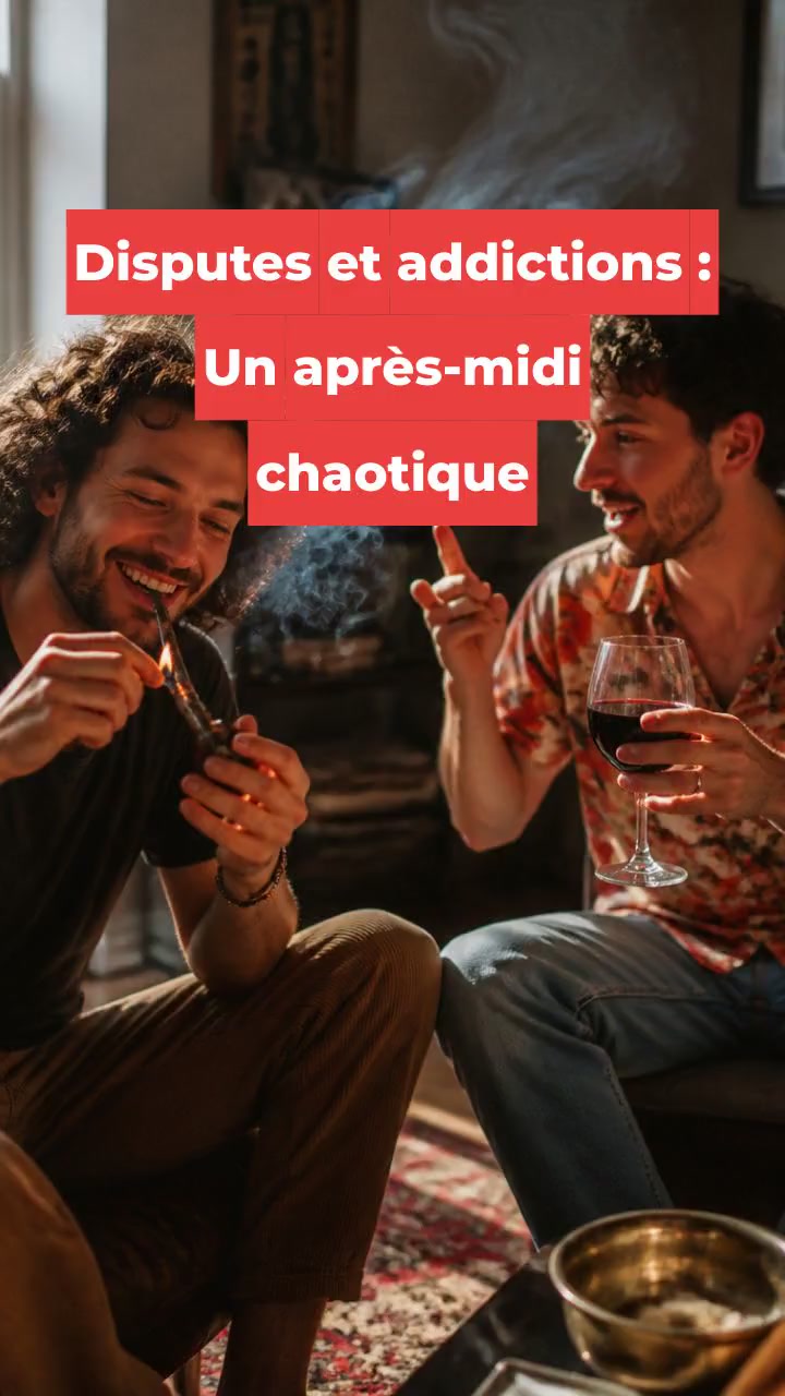 Disputes et addictions : Un après-midi chaotique