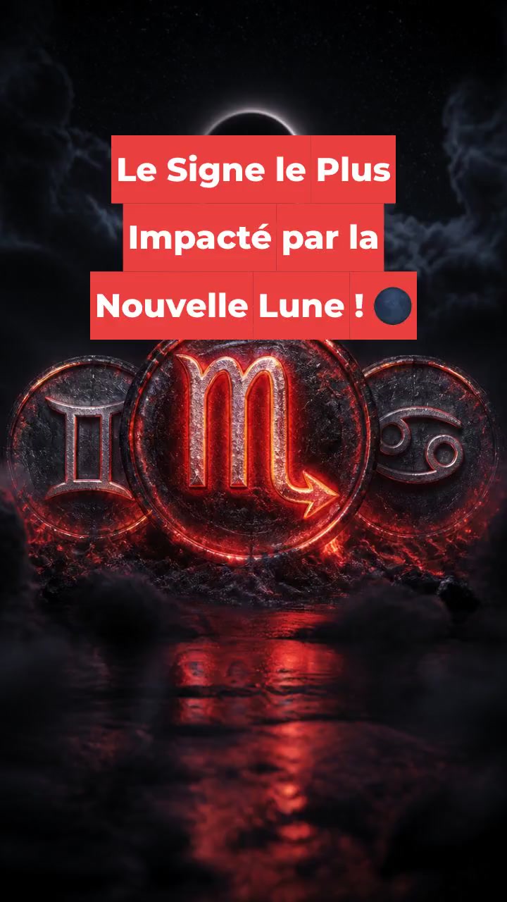 Le Signe le Plus Impacté par la Nouvelle Lune ! 🌑