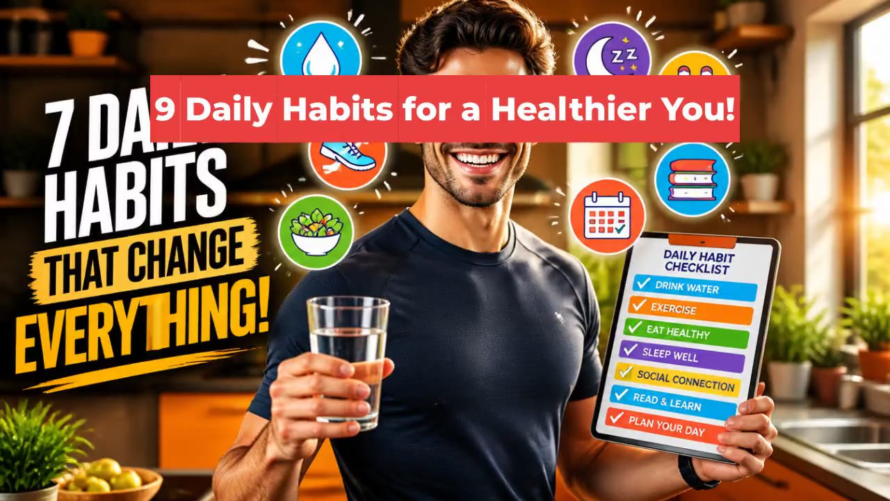 9 Daily Habits for a Healthier You!
