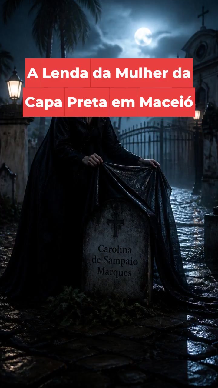 A Lenda da Mulher da Capa Preta em Maceió