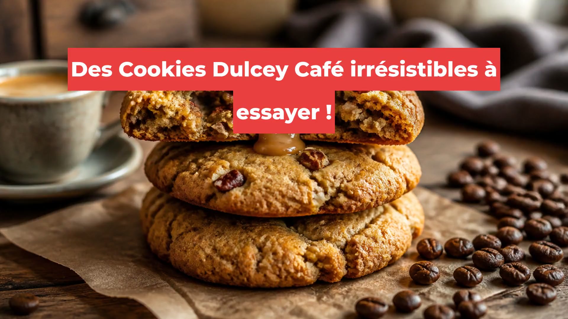 Des Cookies Dulcey Café irrésistibles à essayer !