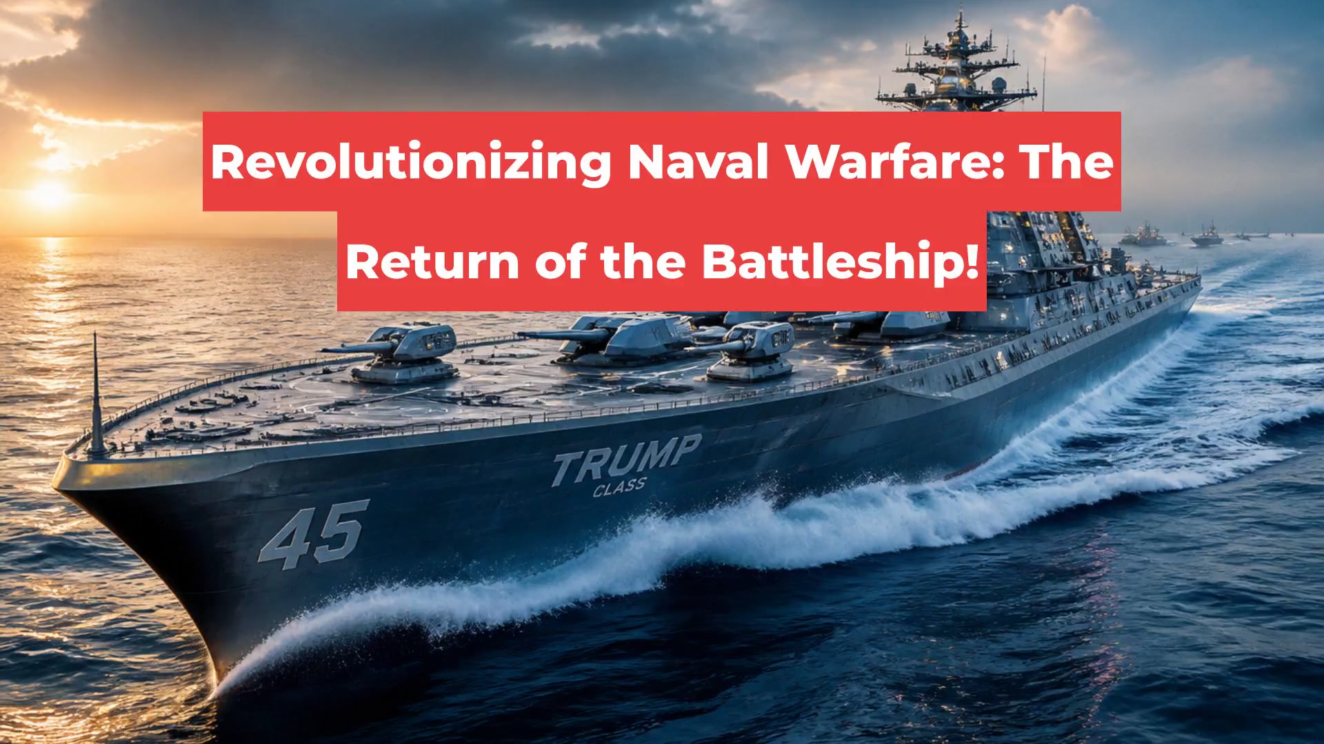 Revolutionizing Naval Warfare: The Return of the Battleship!
