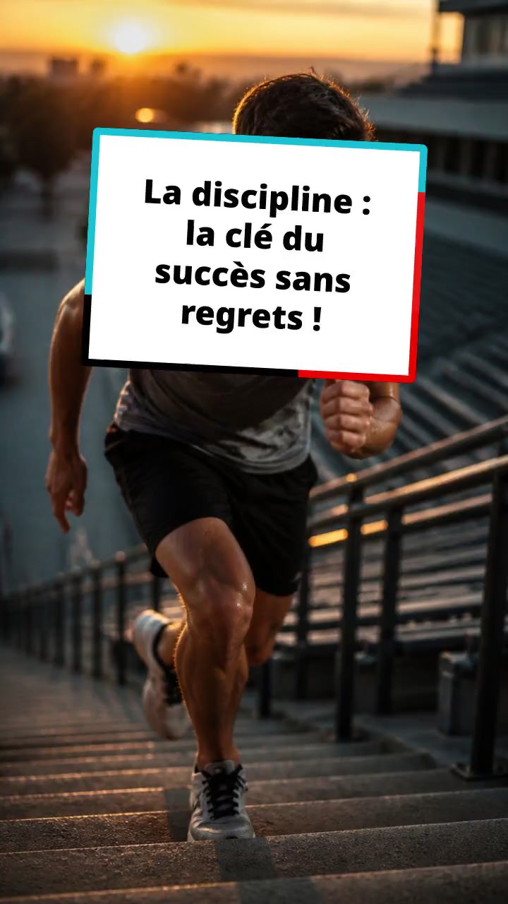 La discipline : la clé du succès sans regrets !
