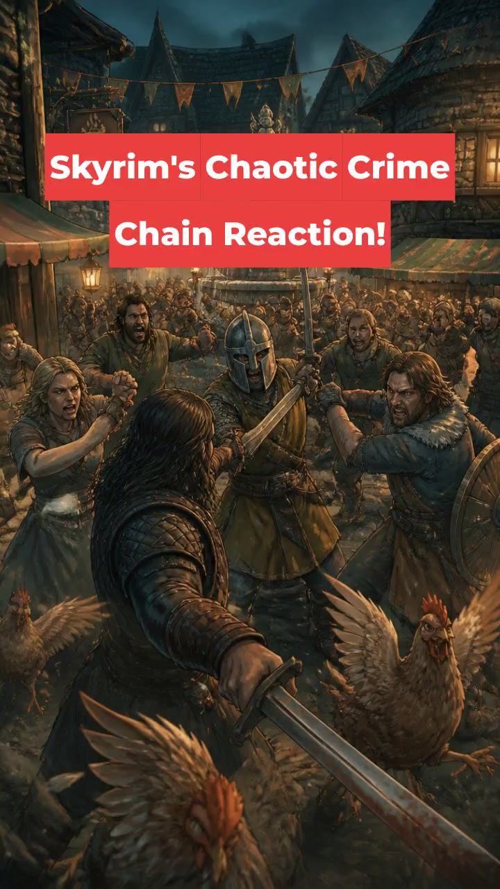 Skyrim's Chaotic Crime Chain Reaction!