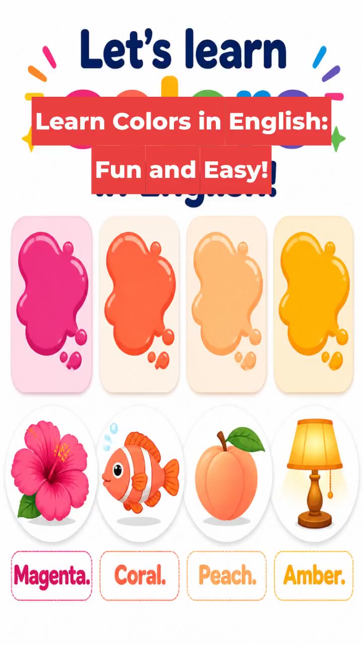Learn Colors in English: Fun and Easy!