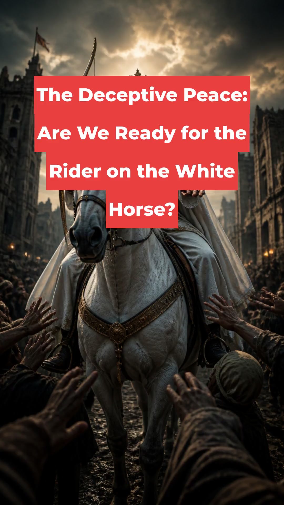 The Deceptive Peace: Are We Ready for the Rider on the White Horse?