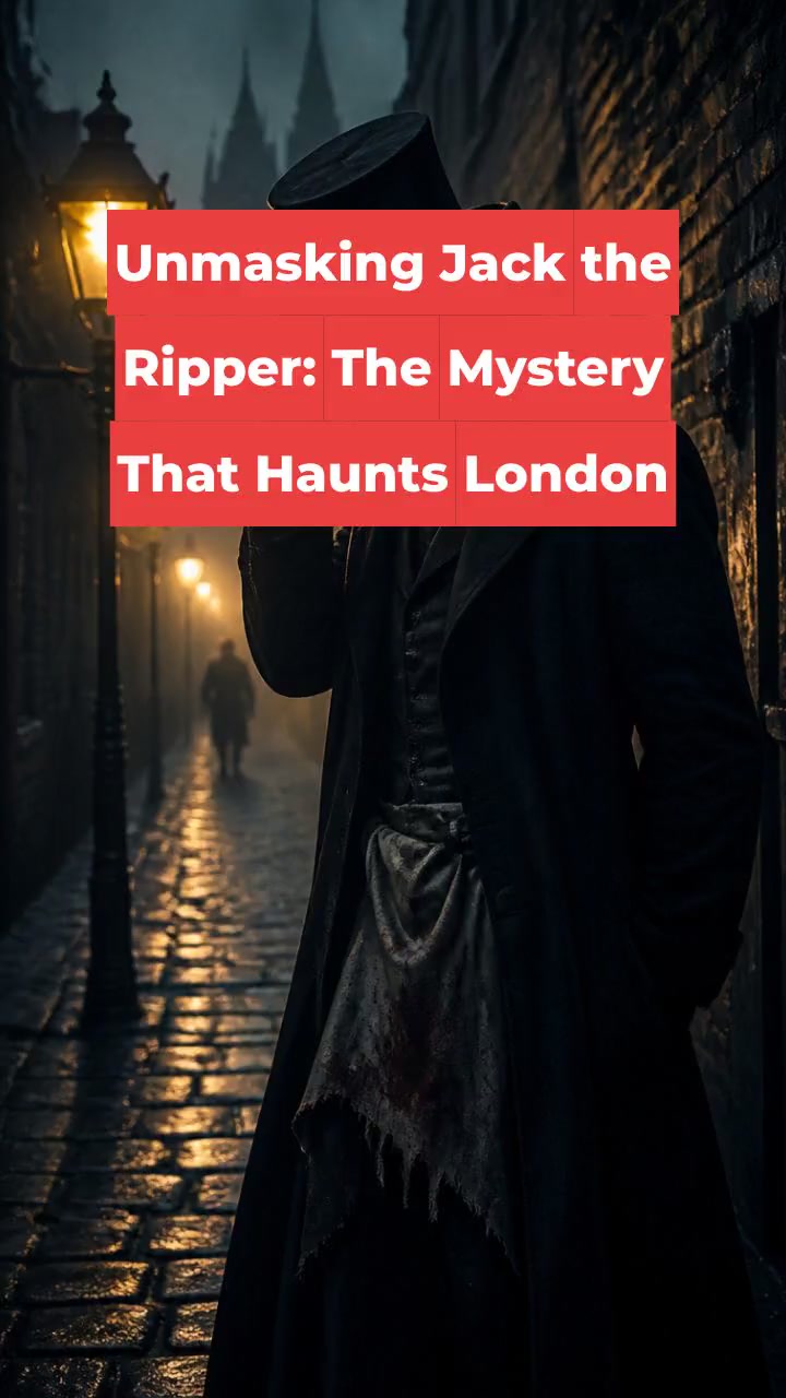 Unmasking Jack the Ripper: The Mystery That Haunts London