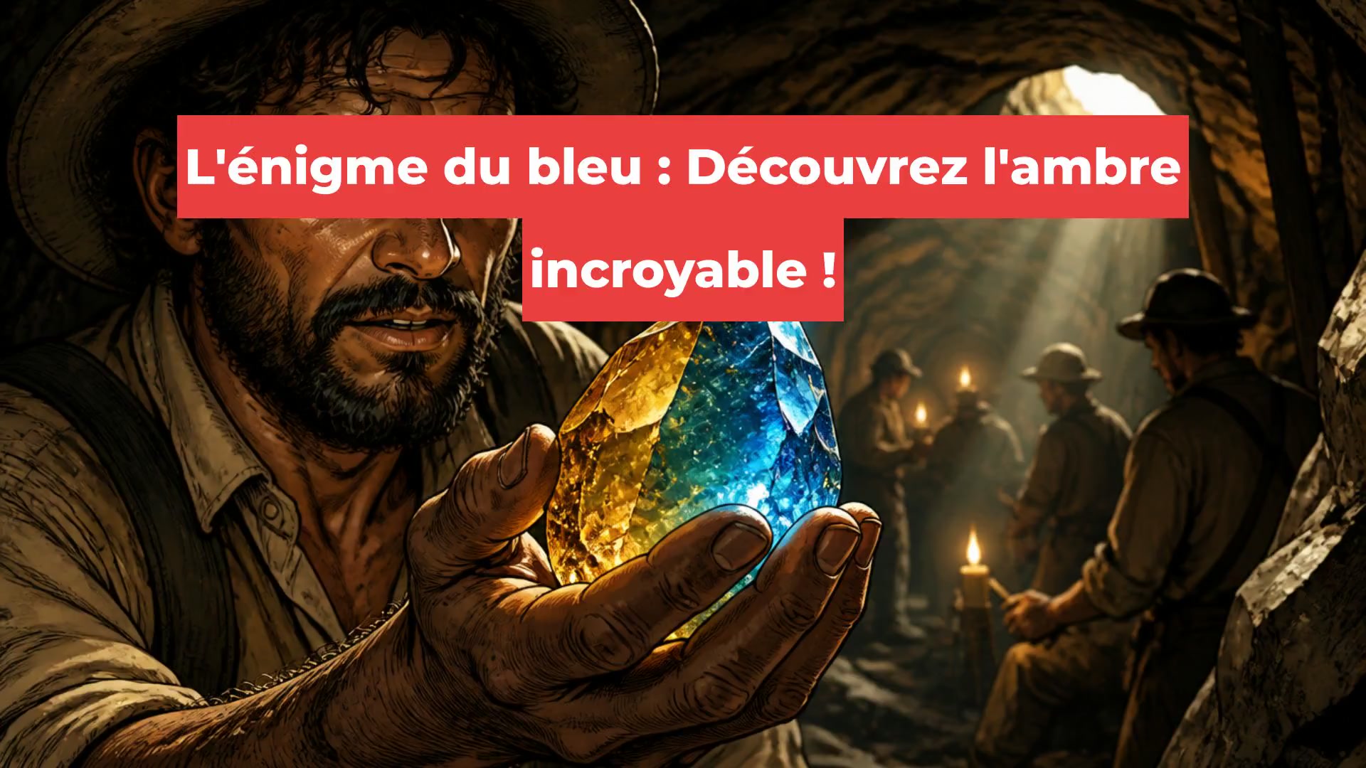 L'énigme du bleu : Découvrez l'ambre incroyable !