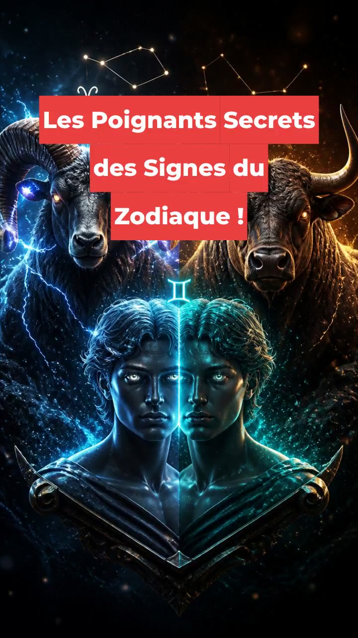 Les Poignants Secrets des Signes du Zodiaque !
