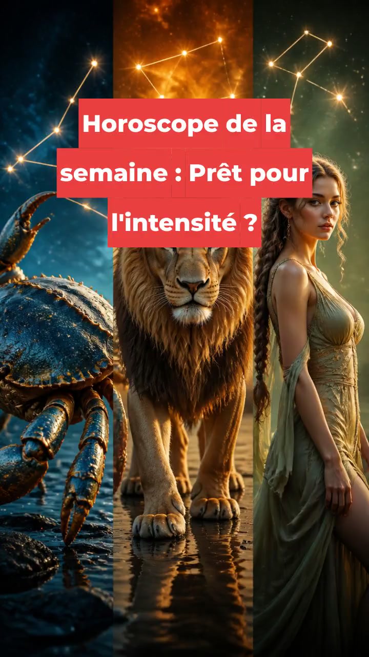 Horoscope de la semaine : Prêt pour l'intensité ?
