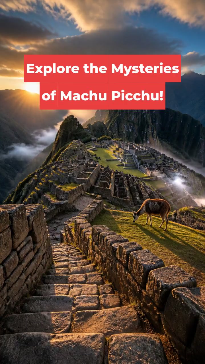 Explore the Mysteries of Machu Picchu!
