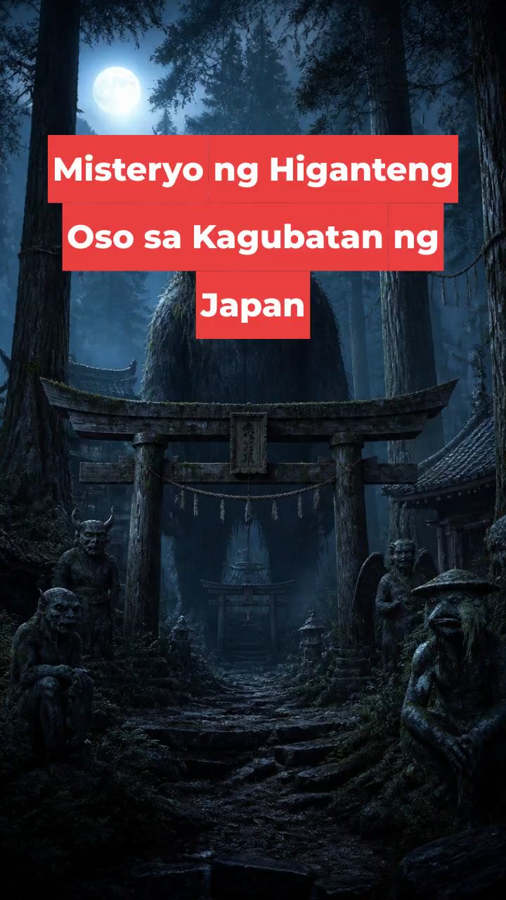 Misteryo ng Higanteng Oso sa Kagubatan ng Japan