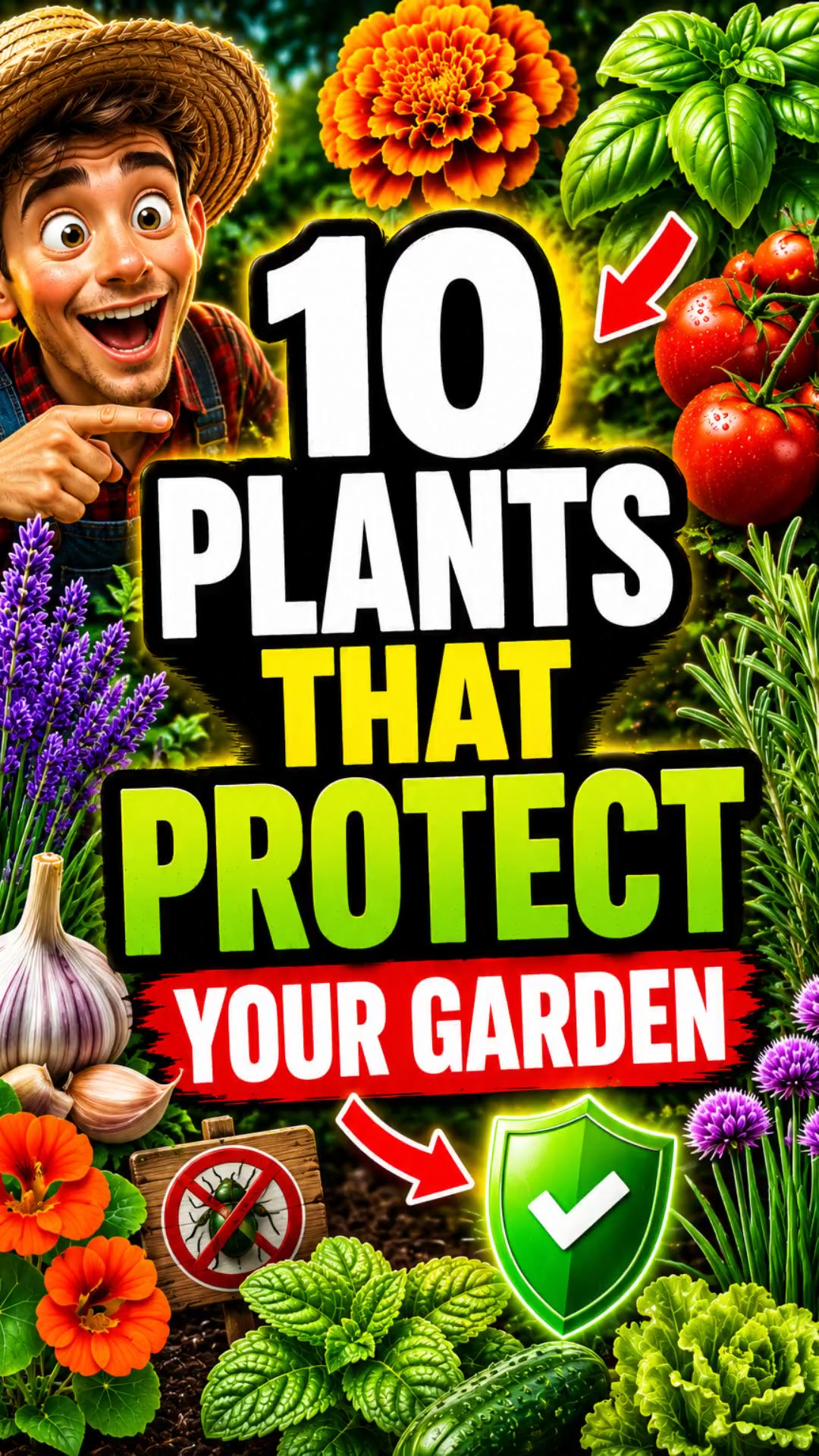 10 Plants That Protect Your Garden Fast😳🌱