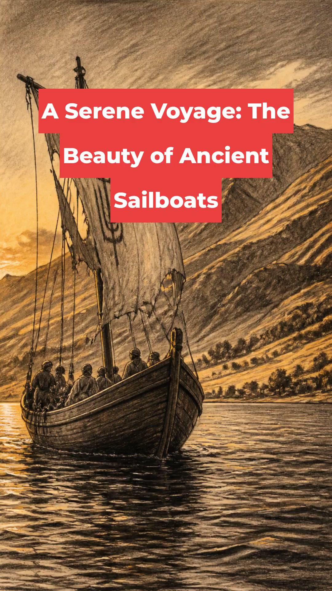 A Serene Voyage: The Beauty of Ancient Sailboats