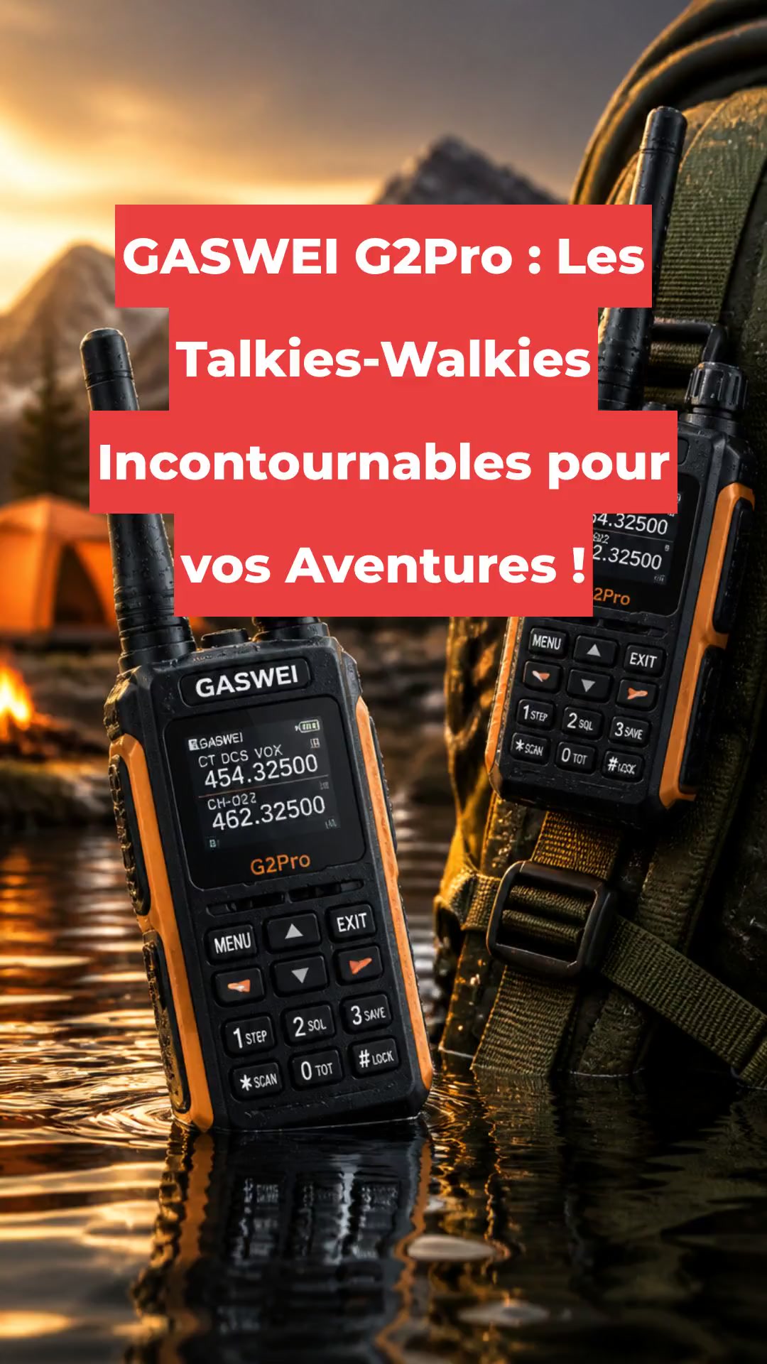 GASWEI G2Pro : Les Talkies-Walkies Incontournables pour vos Aventures !