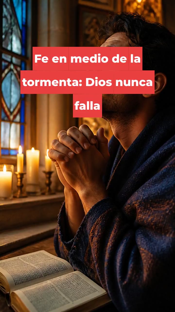 Fe en medio de la tormenta: Dios nunca falla