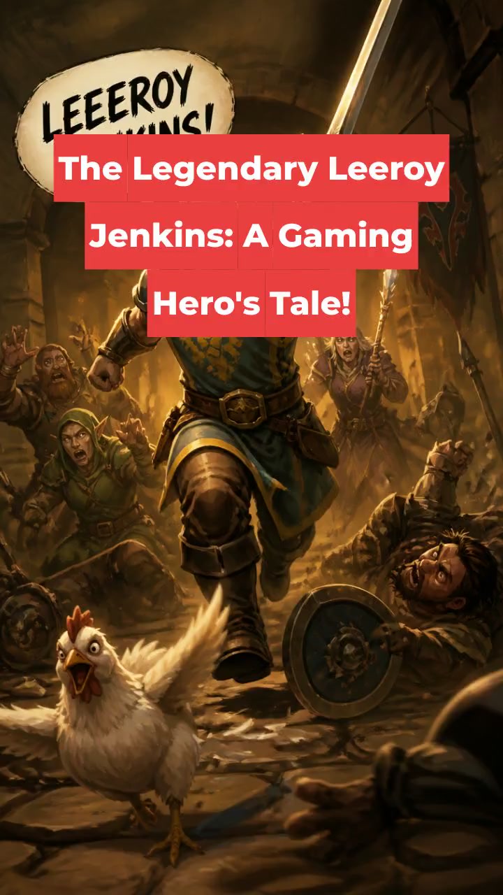 The Legendary Leeroy Jenkins: A Gaming Hero's Tale!
