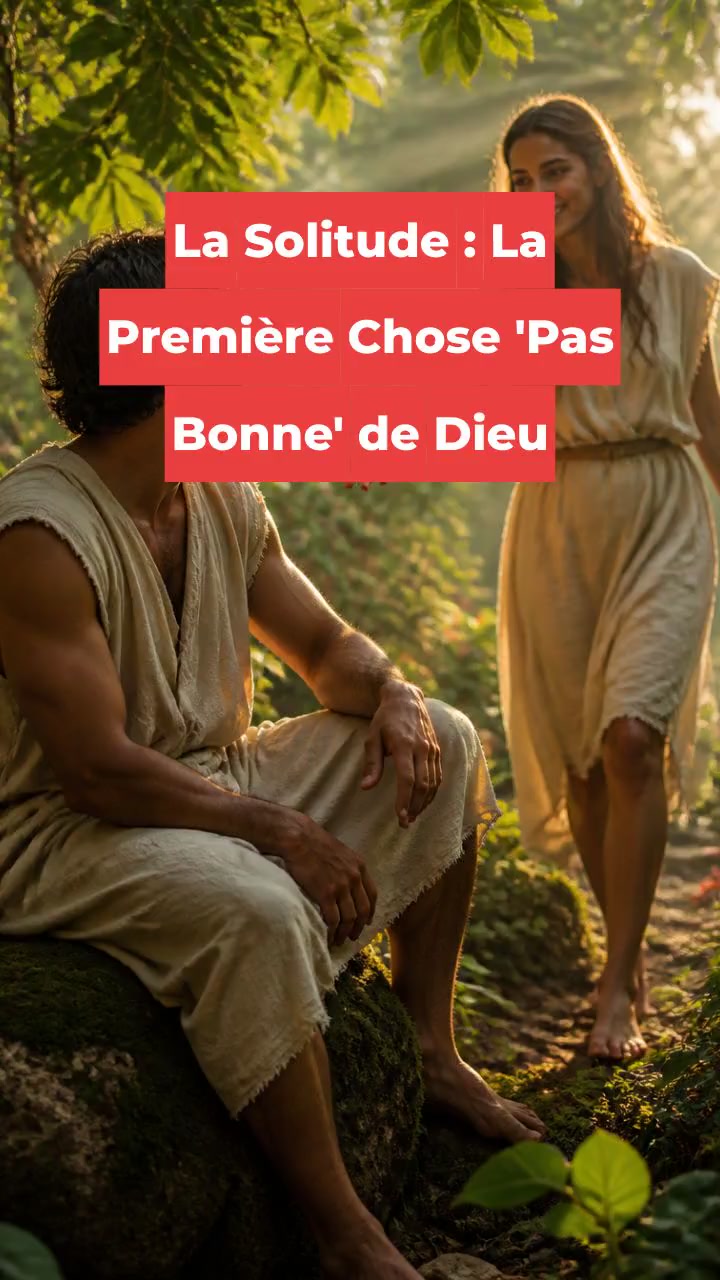 La Solitude : La Première Chose 'Pas Bonne' de Dieu