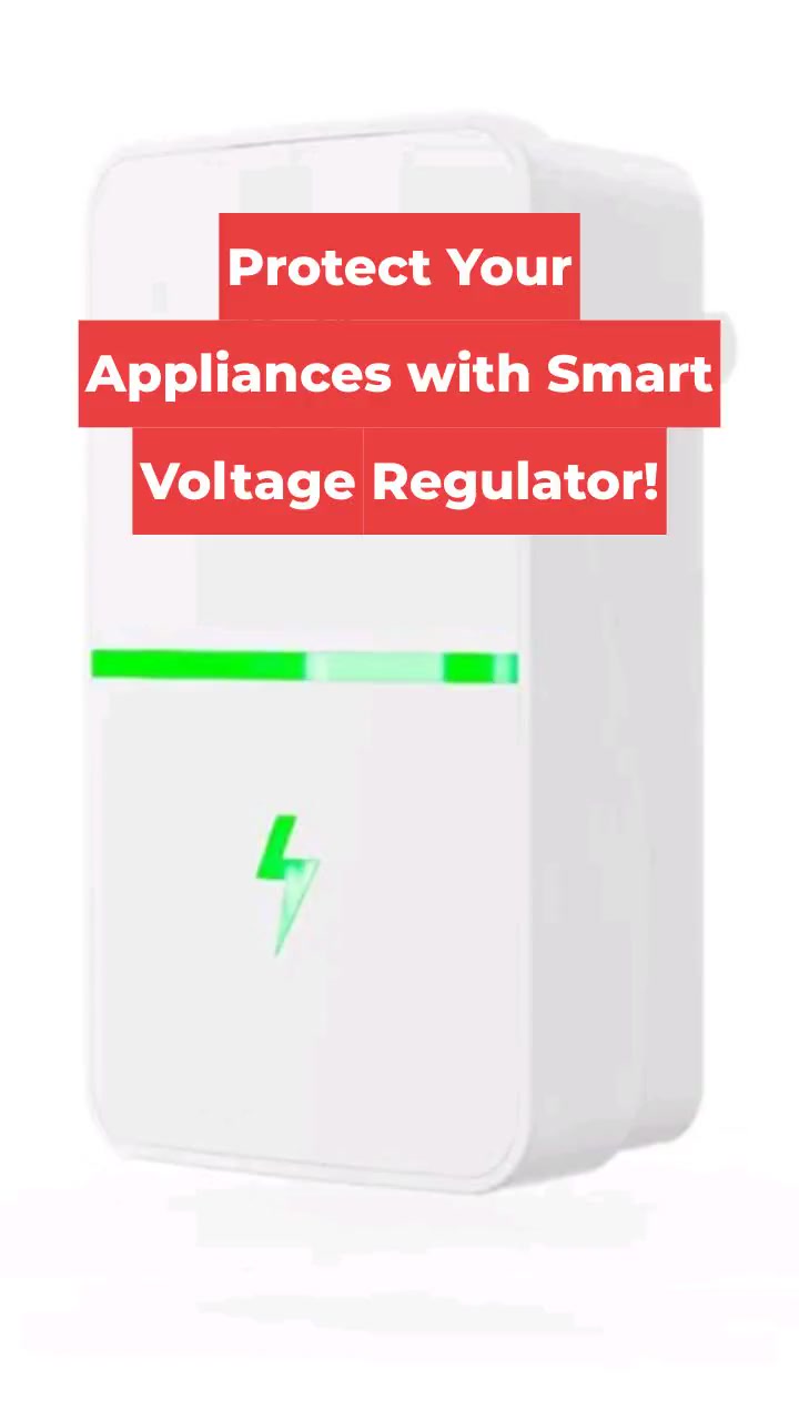 Protect Your Appliances with Smart Voltage Regulator!
