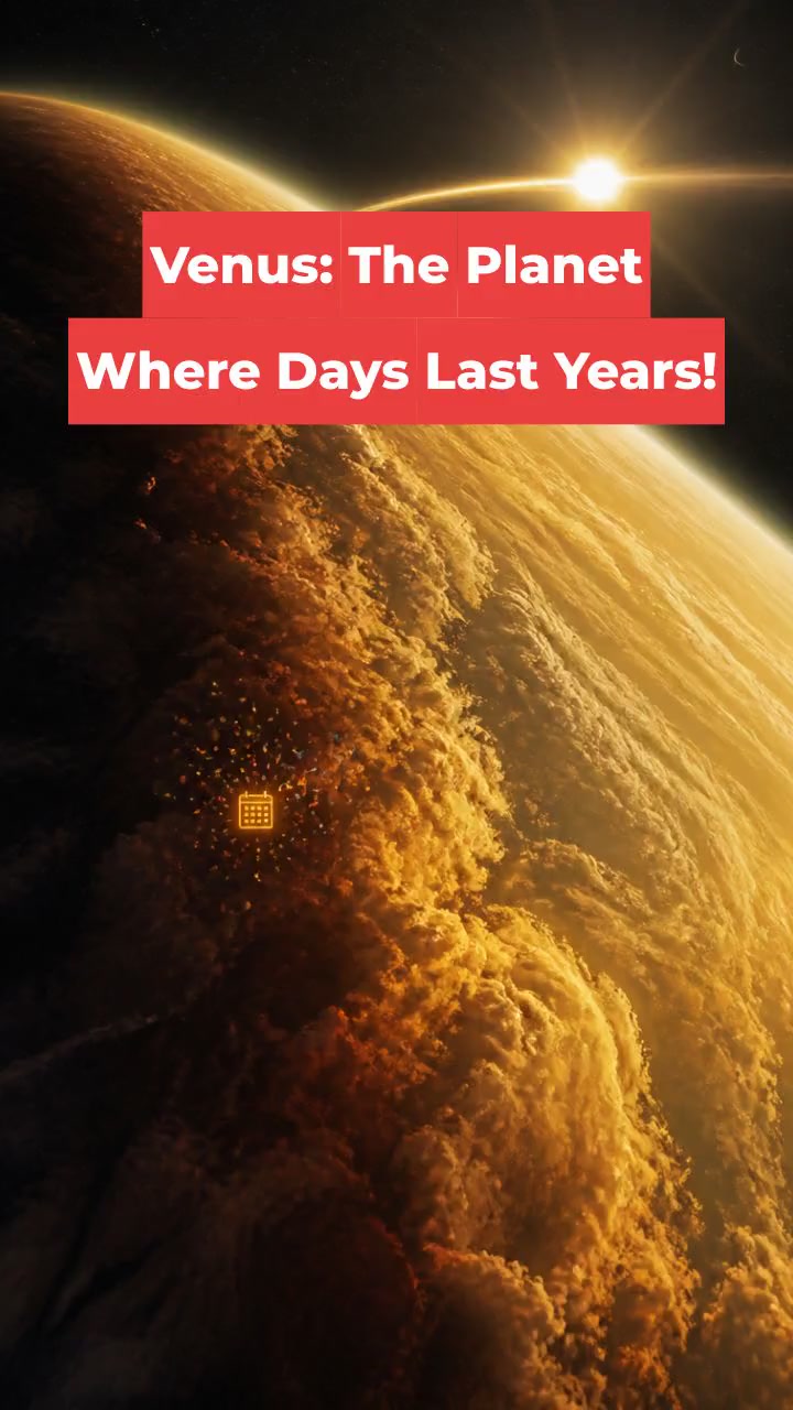 Venus: The Planet Where Days Last Years!