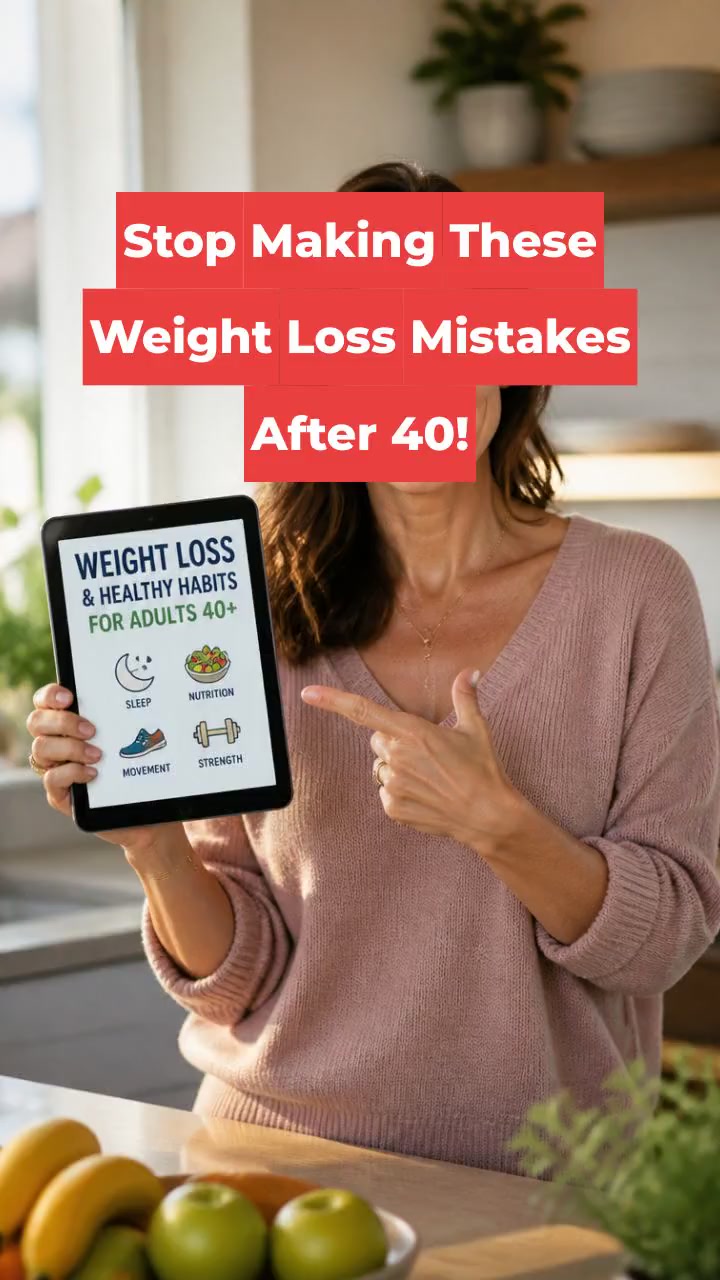 Stop Making These Weight Loss Mistakes After 40!