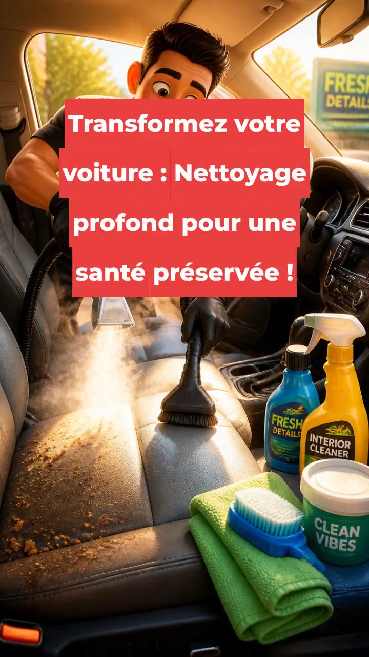 Transformez votre voiture : Nettoyage profond pour une santé préservée !