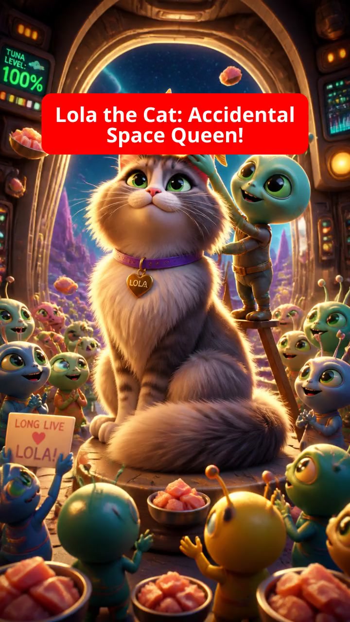 Lola the Cat: Accidental Space Queen!