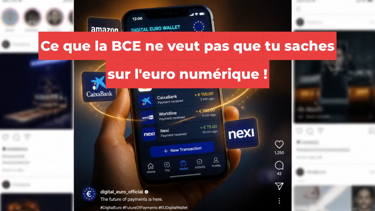 Ce que la BCE ne veut pas que tu saches sur l'euro numérique !