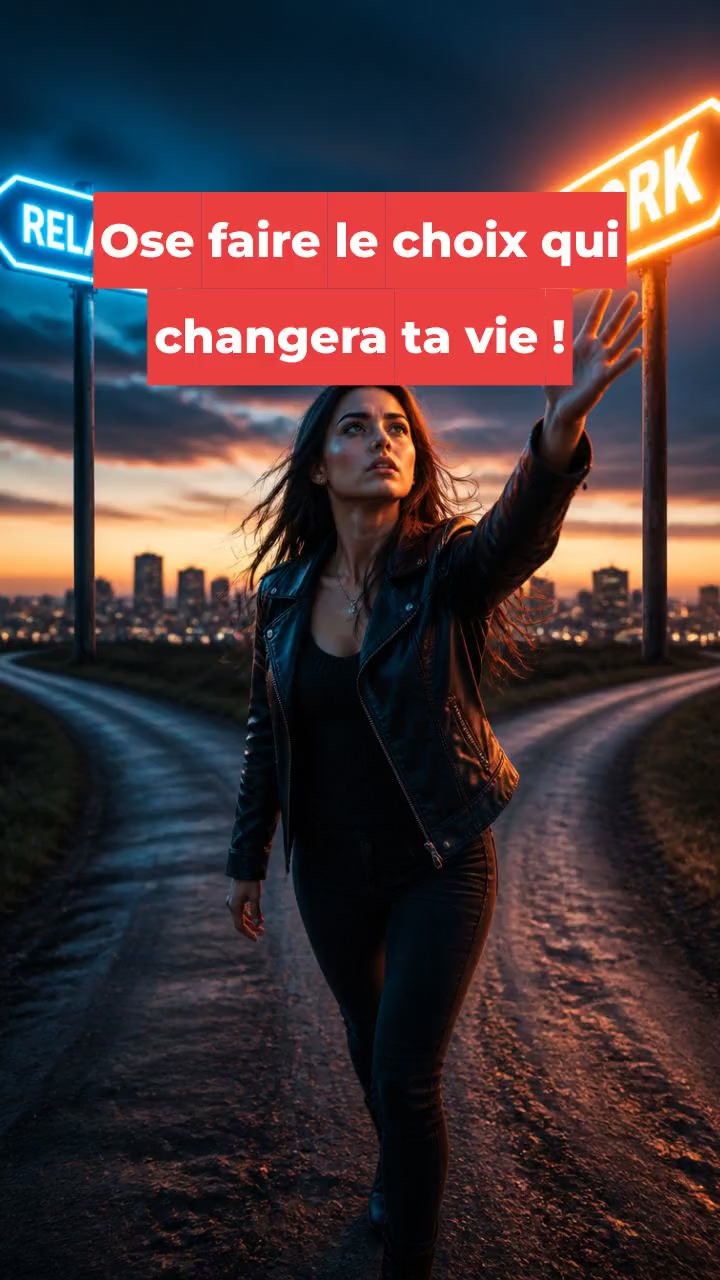 Ose faire le choix qui changera ta vie !