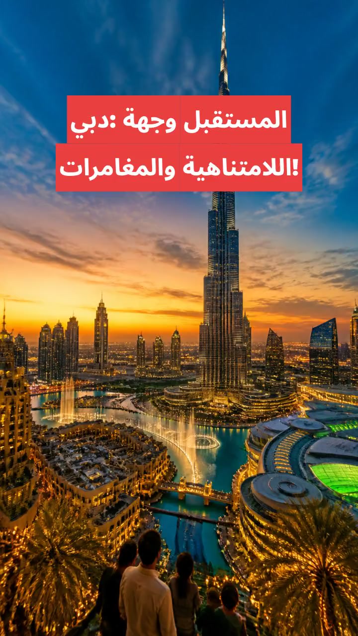 دبي: وجهة المستقبل والمغامرات اللامتناهية!