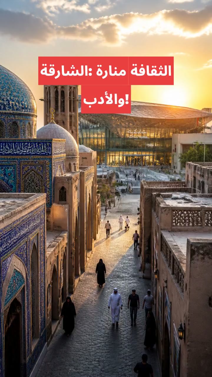 الشارقة: منارة الثقافة والأدب!