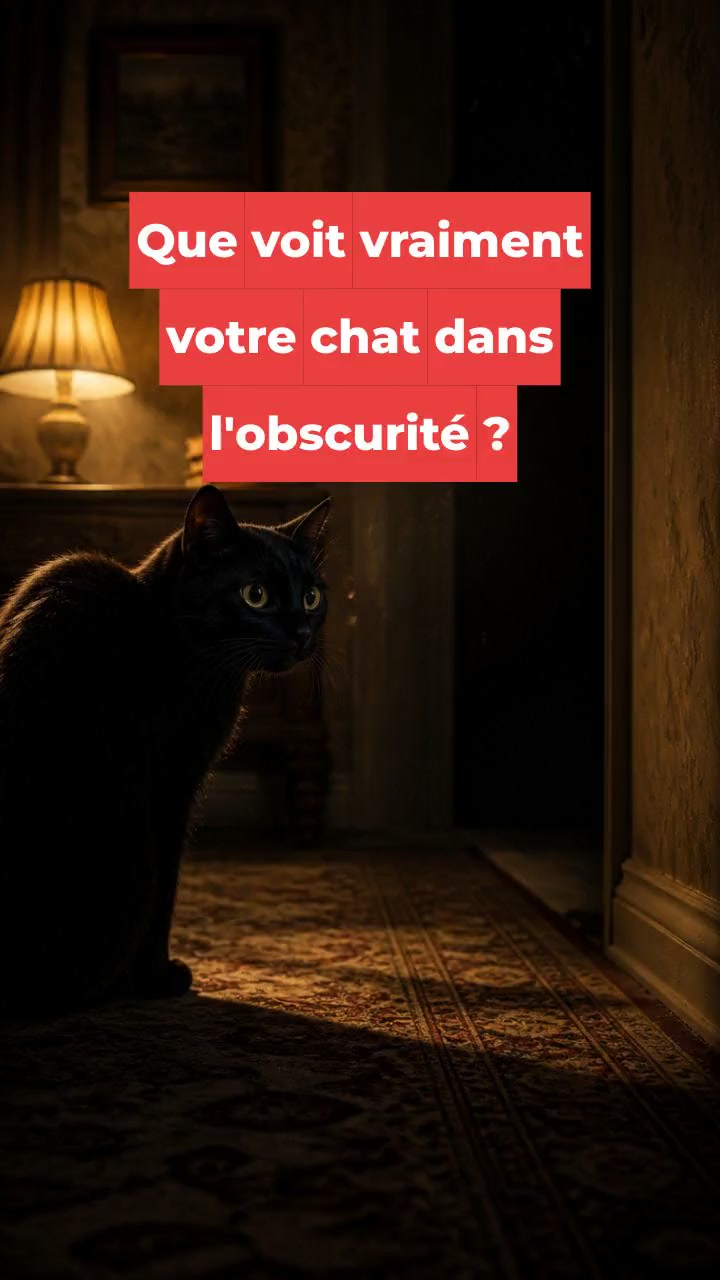 Que voit vraiment votre chat dans l'obscurité ?