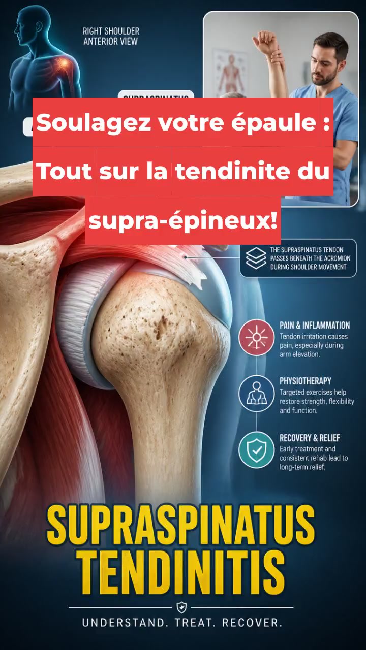 Soulagez votre épaule : Tout sur la tendinite du supra-épineux!