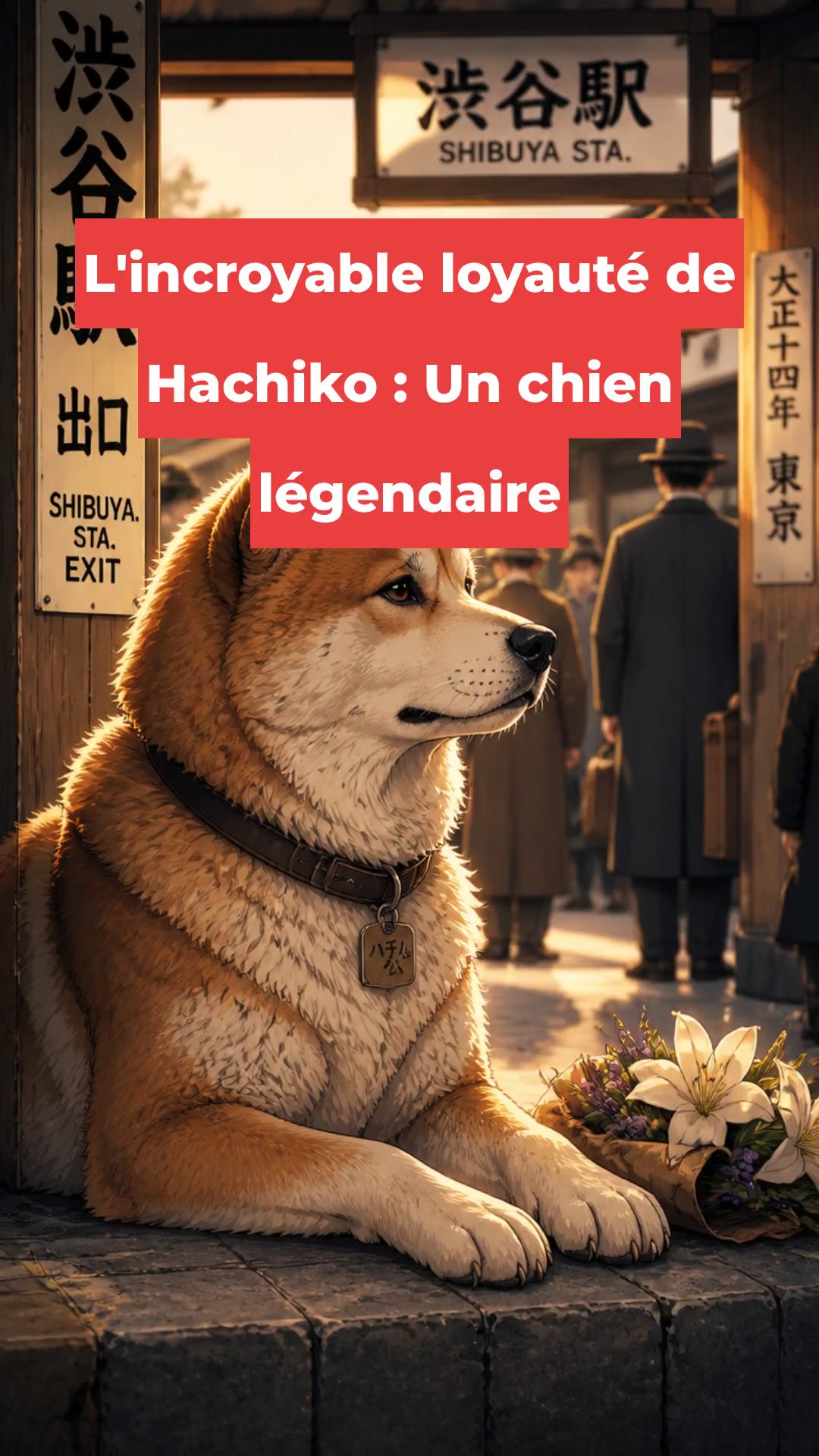 L'incroyable loyauté de Hachiko : Un chien légendaire