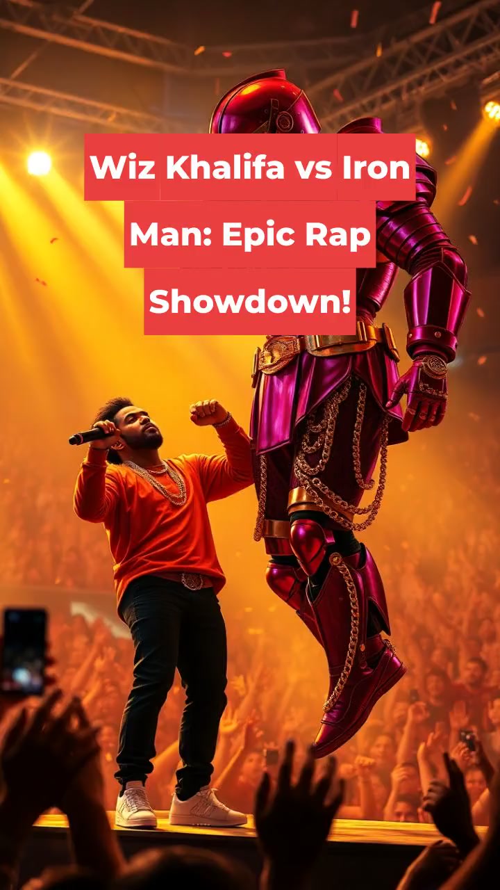 Wiz Khalifa vs Iron Man: Epic Rap Showdown!